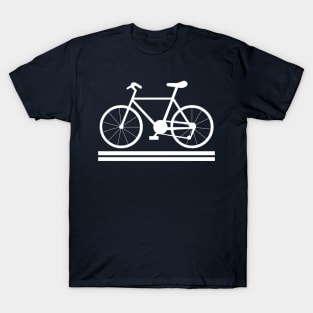 Bicycle Lines White T-Shirt